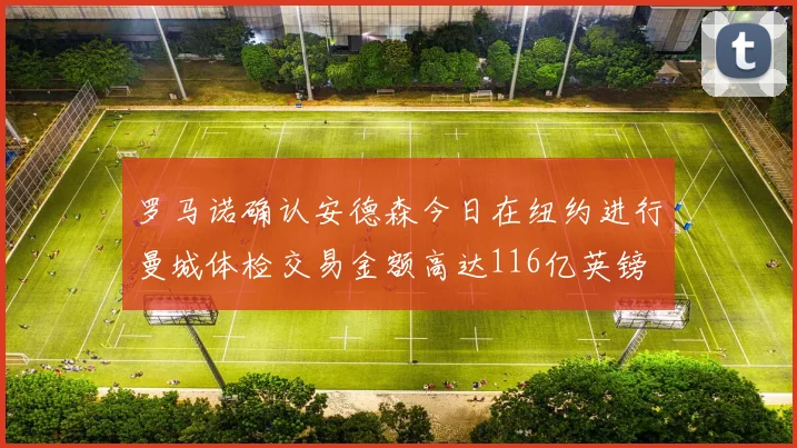 罗马诺确认安德森今日在纽约进行曼城体检交易金额高达116亿英镑